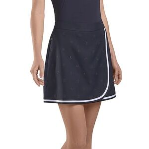 G/Fore Skull Heart Embroidered Carrington Skort Onyx size 6